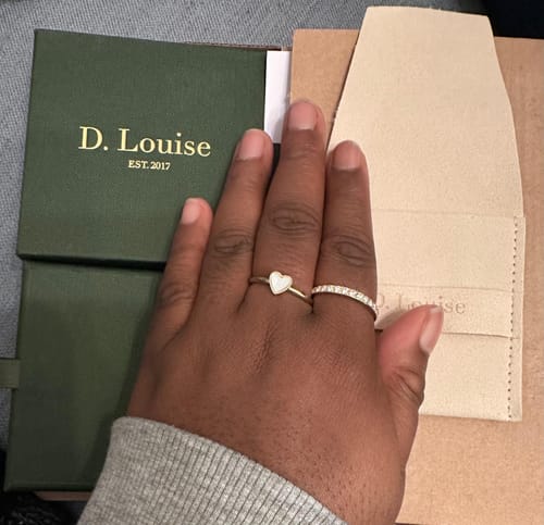 Customer photo review of Eternity Band Ring