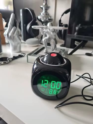 Customer photo review of Projection Alarm Clock