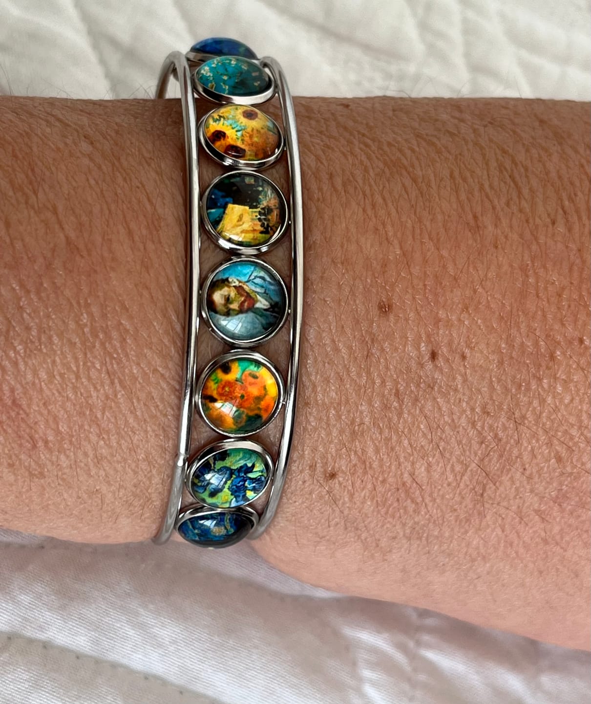 Customer photo review of "Van Gogh's Greatest Hits" Bracelet