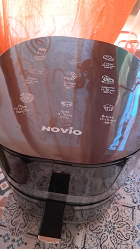 Customer photo review of Air Fryer Novio Grill & Fry