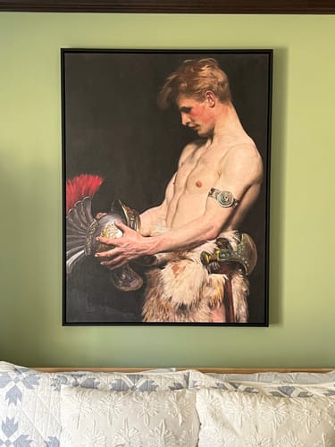 Customer photo review of Germanic Warrior with Helmet | Omar Schindler | 1902