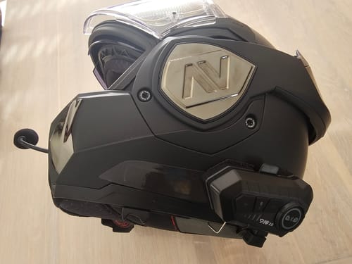 Customer photo review of Motarcom - L'intercom moto haut de gamme et abordable