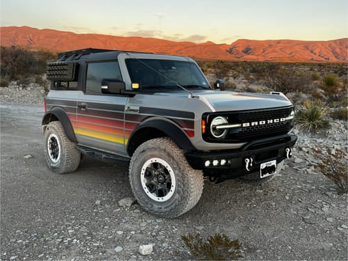 Customer photo review of MEK Removable Trail Armor: Bronco 2D