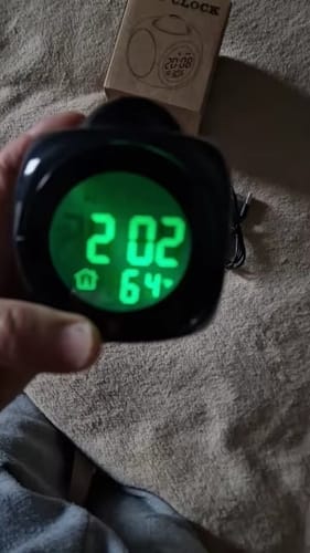 Customer photo review of Projection Alarm Clock