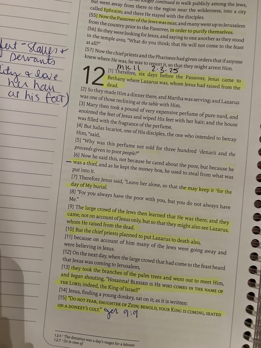 Customer photo review of Spiral Bible™ - NASB - New Testament - Flake