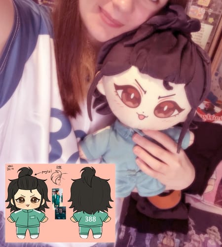 Customer photo review of Turn Kid's Drawings into Plushies