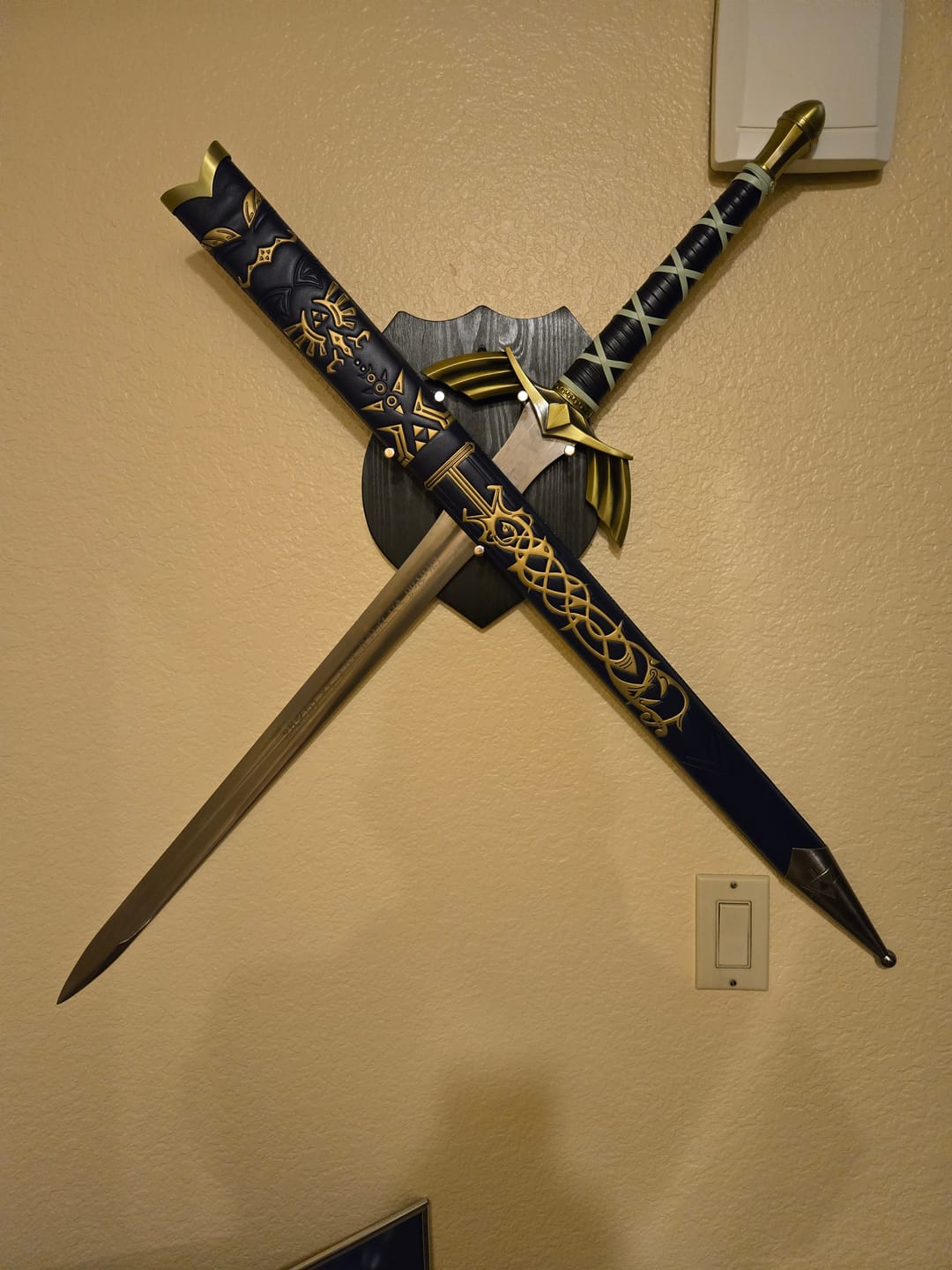 Customer photo review of Legend of Zelda Master Sword Replica with Custom Hylian Scabbard