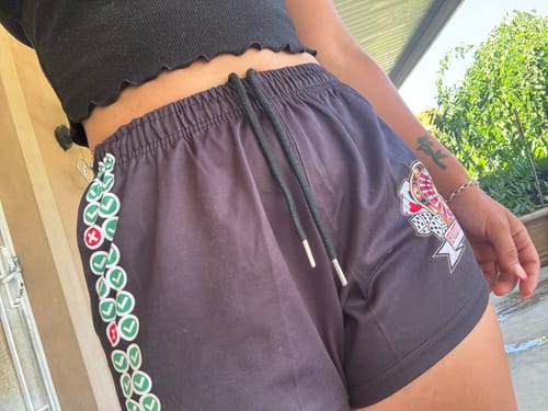Customer photo review of Punter, Gambling Footy Shorts (With Pockets)