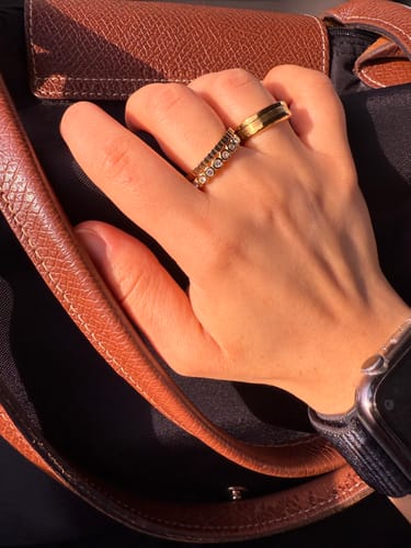 Customer photo review of Mini Pleat Slim Ring