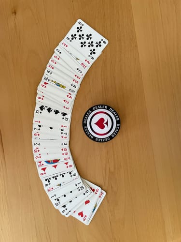 Customer photo review of Dealer Button Spade Glass