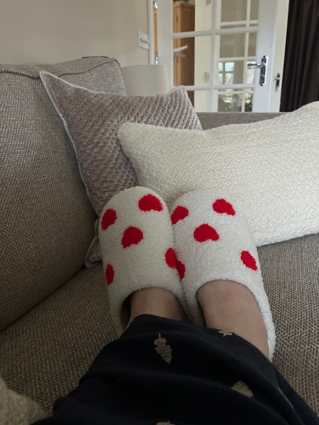 Customer photo review of Lover's Plush Slippers