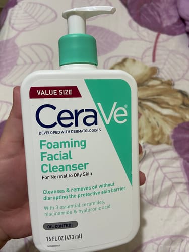 Customer photo review of Foaming Facial Cleanser