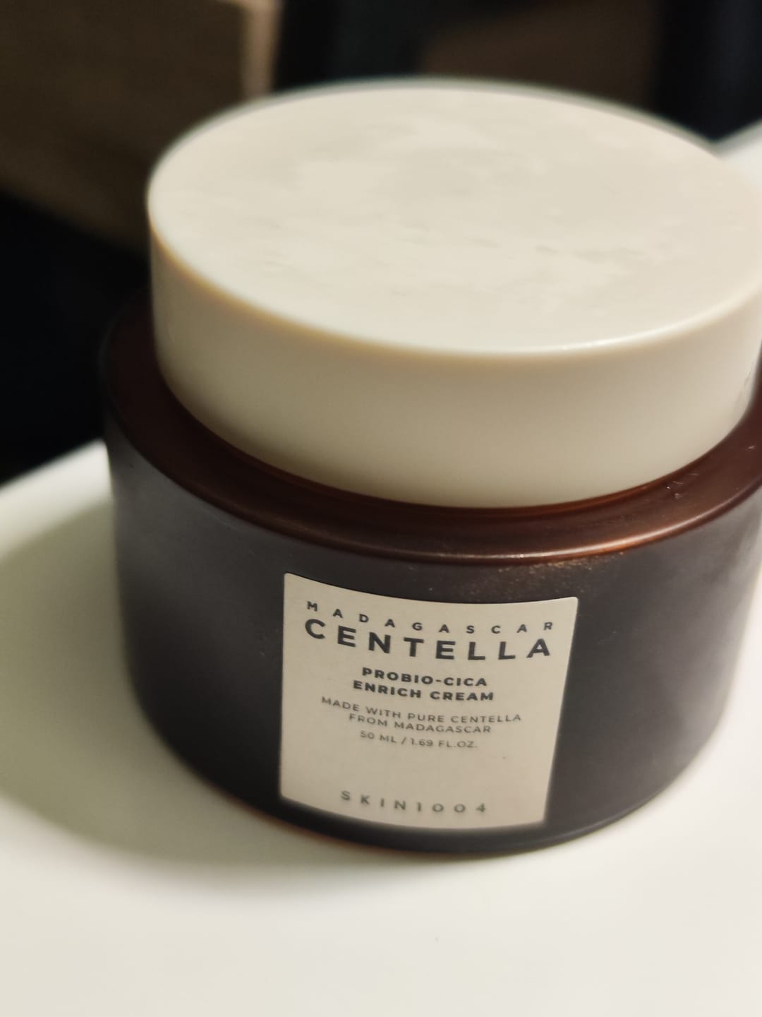 Customer photo review of SKIN1004 - Crème enrichie Probio-Cica à la Centella de Madagascar - 50ml
