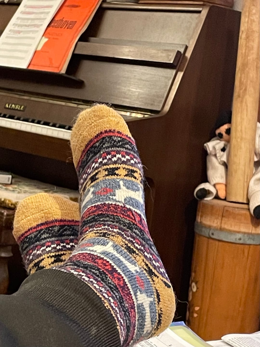 Customer photo review of Alpaka-& Merino Peru-Socken