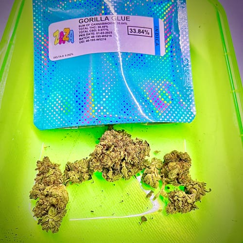 Customer photo review of Gorilla Glue - 4 Grams - Indica