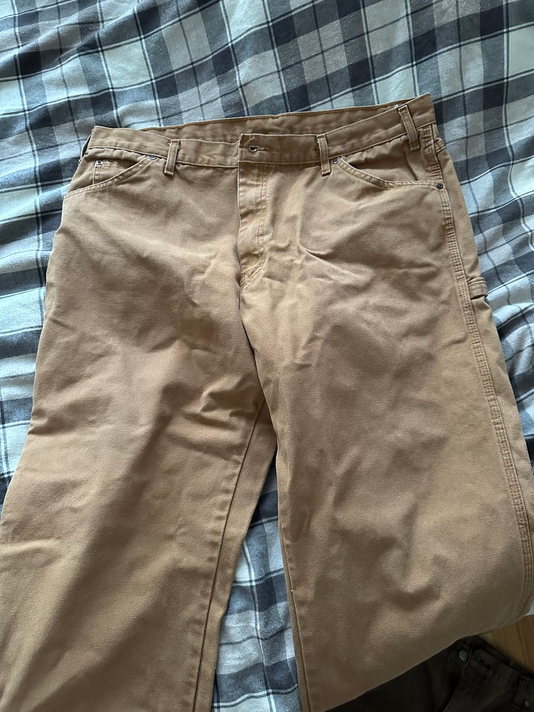 Customer photo review of Dickies Pants Mens 38 x 30 Brown Work Wear Carpenters