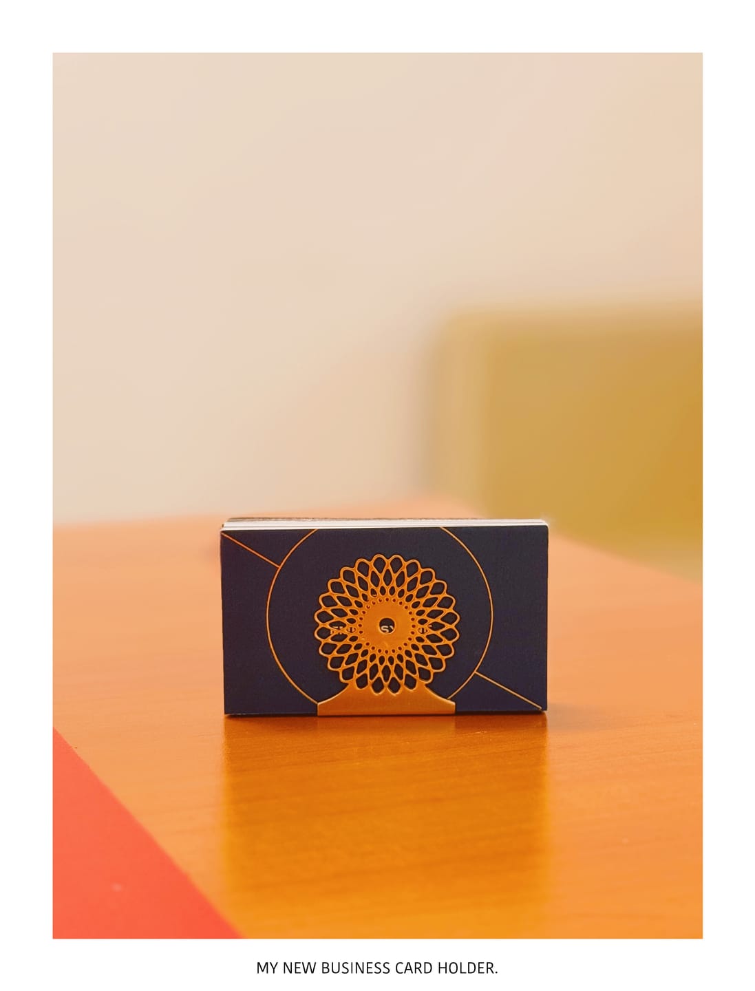 Customer photo review of Business Card Holder Hypo