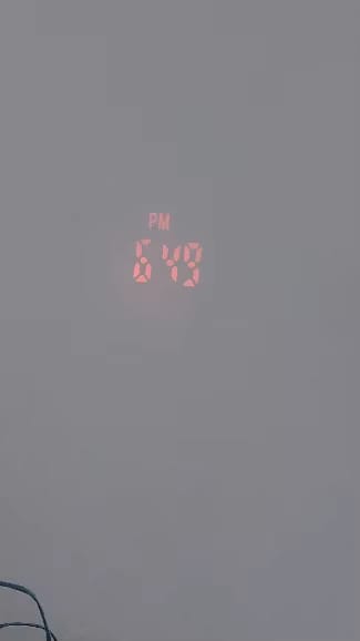 Customer photo review of Projection Alarm Clock
