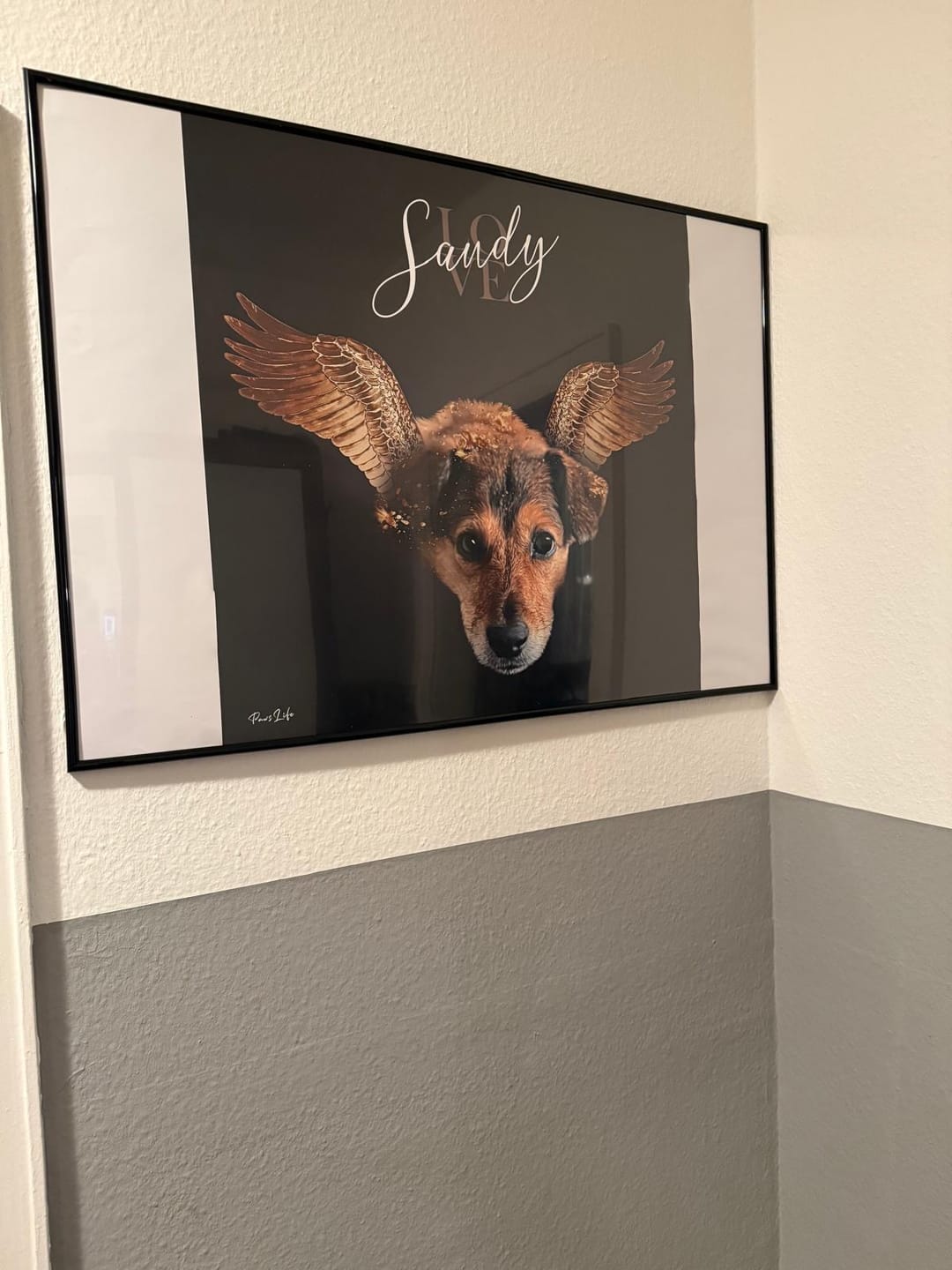 Customer photo review of Personalisiertes Portrait - Goldener Engel Stil
