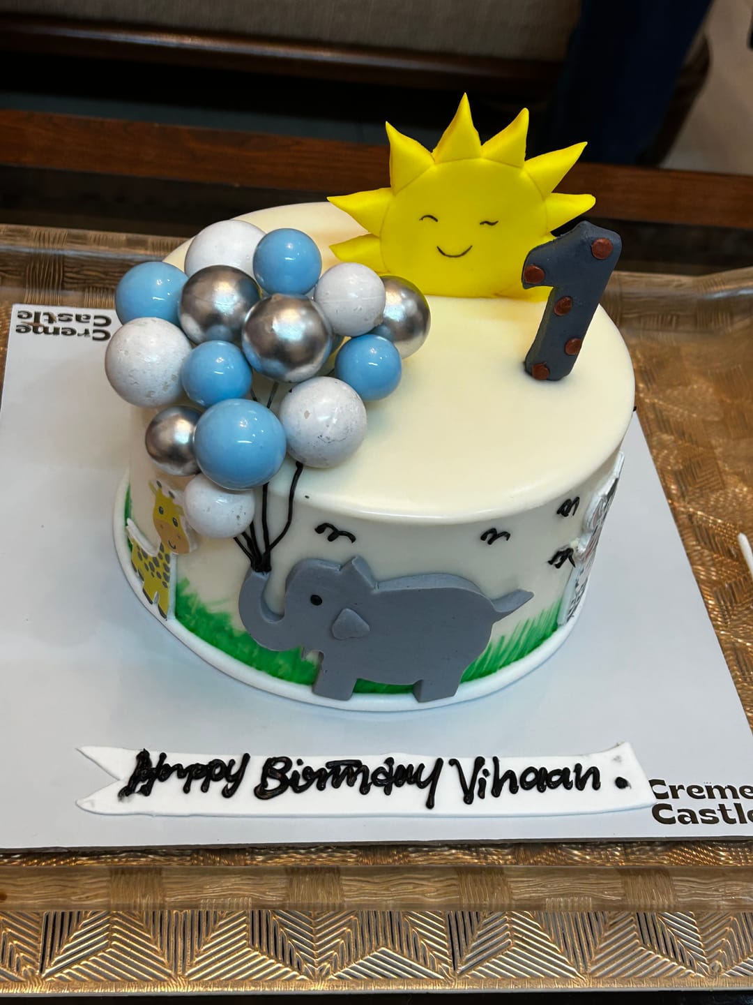Customer photo review of Elephant Sunny Design Cake