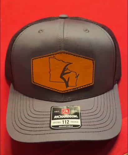 Customer photo review of Premium Custom Leather Patch Hats (Wholesale)