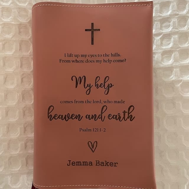 Customer photo review of Bible Case Vintage