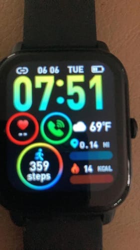 Customer photo review of Smart Watch | 1.8" HD | Fitness Tracker