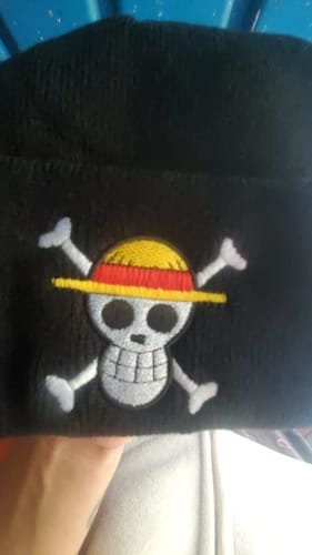 Customer photo review of Luffy Bucket Hat – Fashionable Unisex Anime Panama Hat for Men & Women, Warm Winter Casual Bob Cap