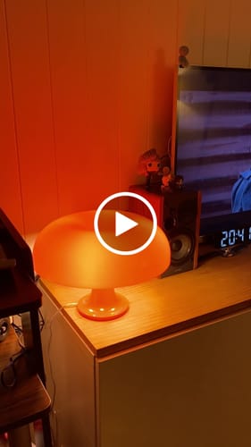 Customer video review of Puffball Lamp | Blood Orange
