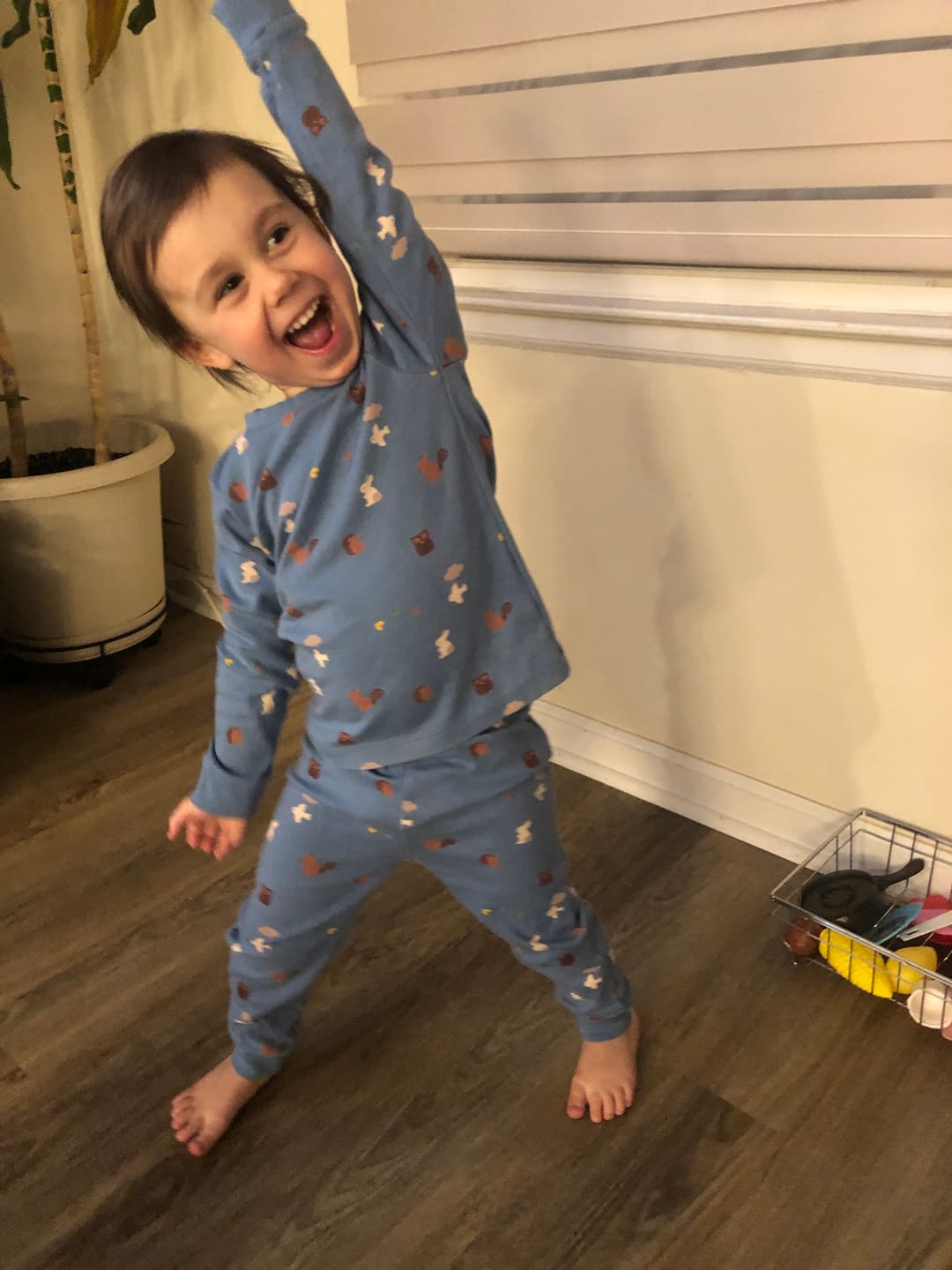 Customer photo review of Woodland Folk Organic Pyjamas