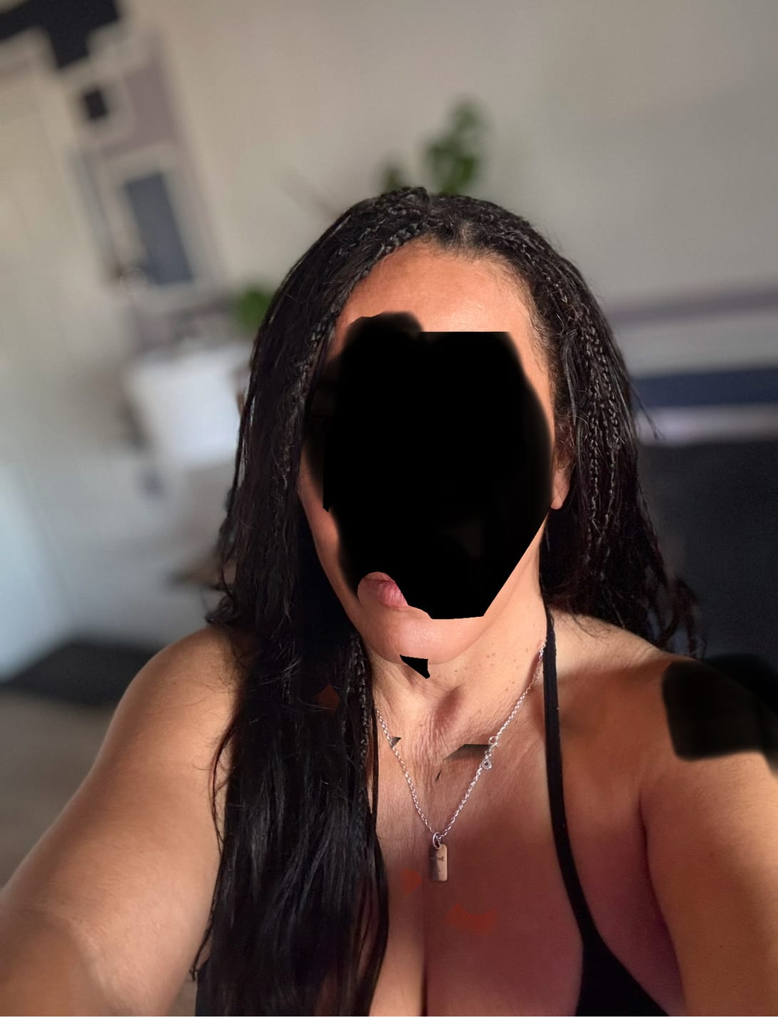 Customer photo review of Silky Straight Bulk Hair Extensions for Braiding