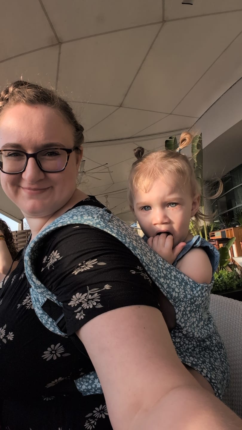 Customer photo review of Happy Toddler Carrier