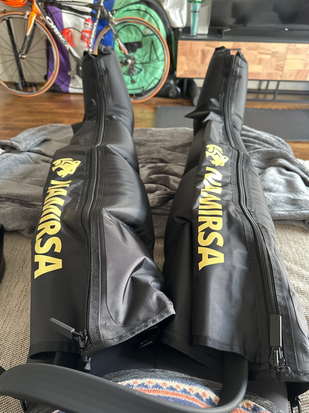 Customer photo review of NAMIRSA PRO AIR COMPRESSION BOOTS