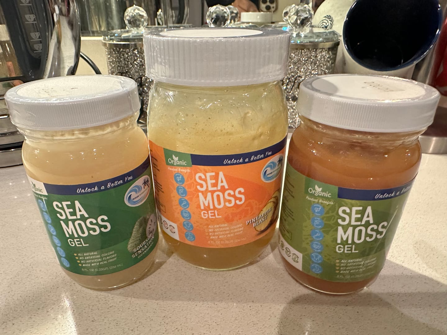 Customer photo review of Pineapple Sea Moss Gel