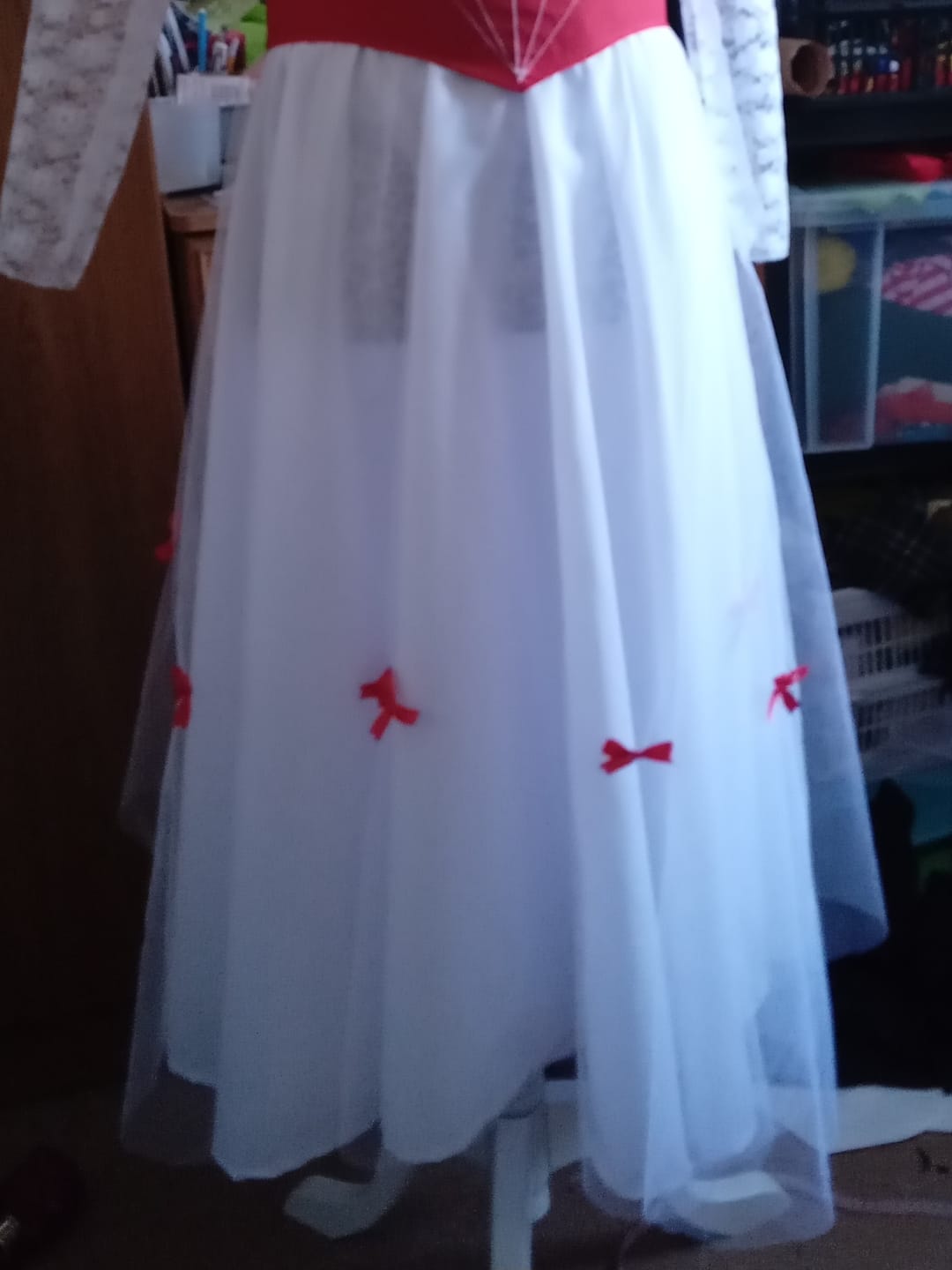 Customer photo review of Plain Dress Net Fabric