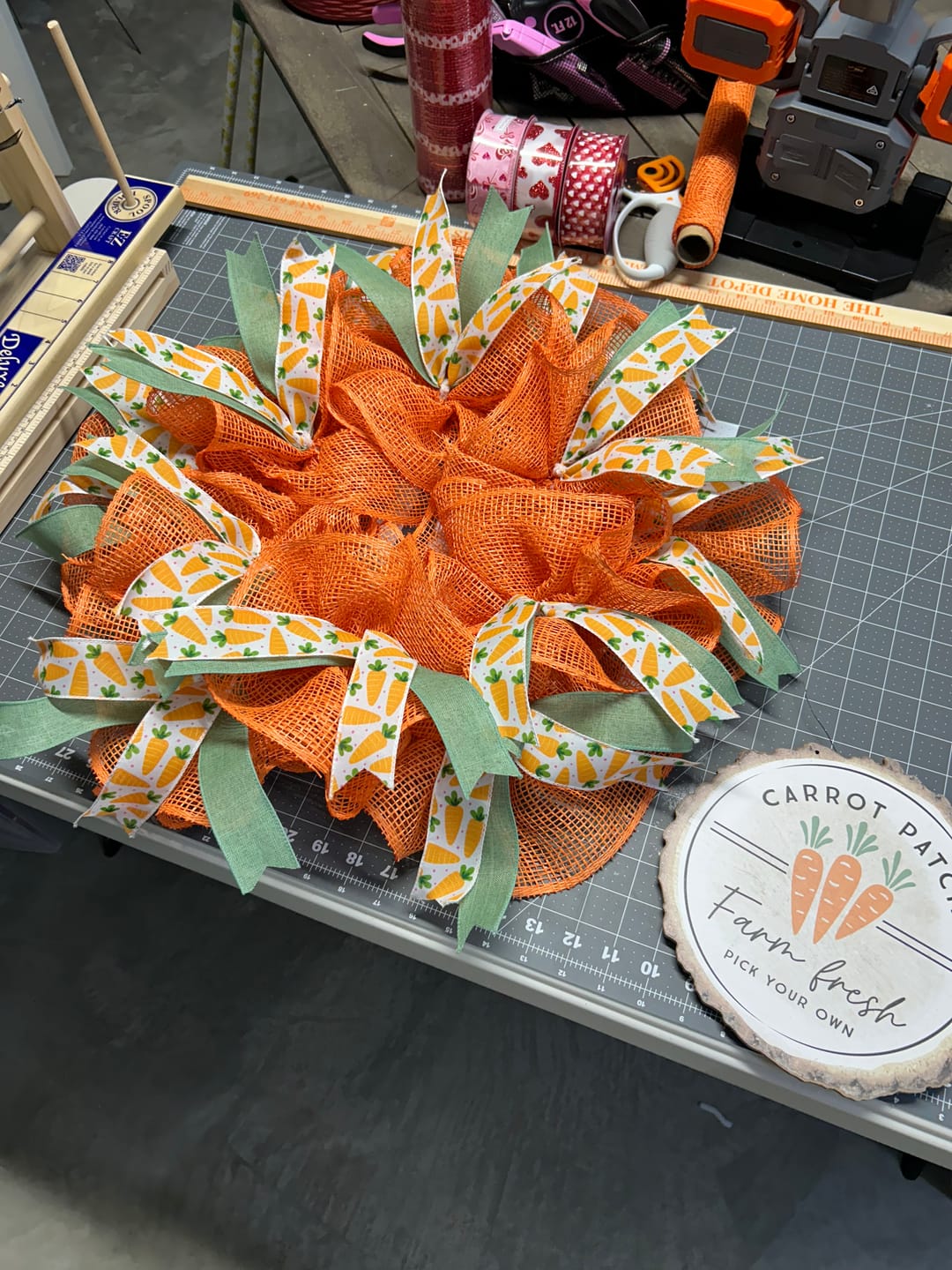 Customer photo review of Pancake Wreath Frame Patent Pending Bundle