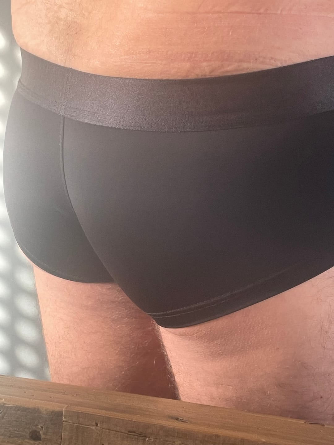 Customer photo review of Breathable See-through Ball Support Pouch Underwear
