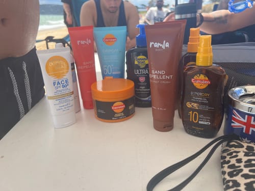 Customer photo review of Sand Repellent