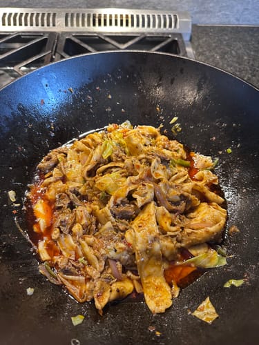 Customer photo review of [N1] Spicy Cumin Lamb Hand-Ripped Noodles Meal Kit (4 Servings)