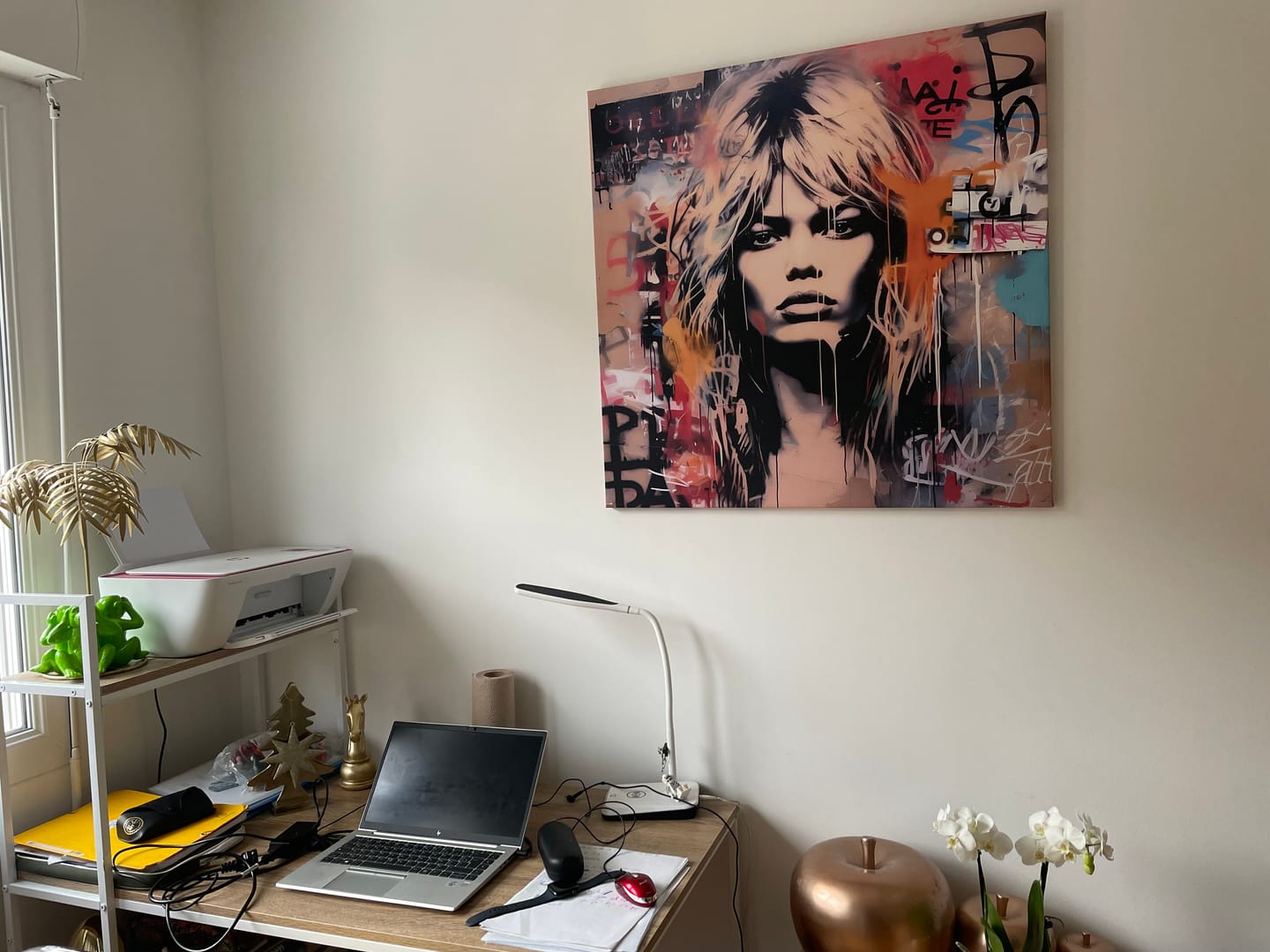 Customer photo review of Tableau Donald Duck Gangster États-Unis - Déco Murale Design