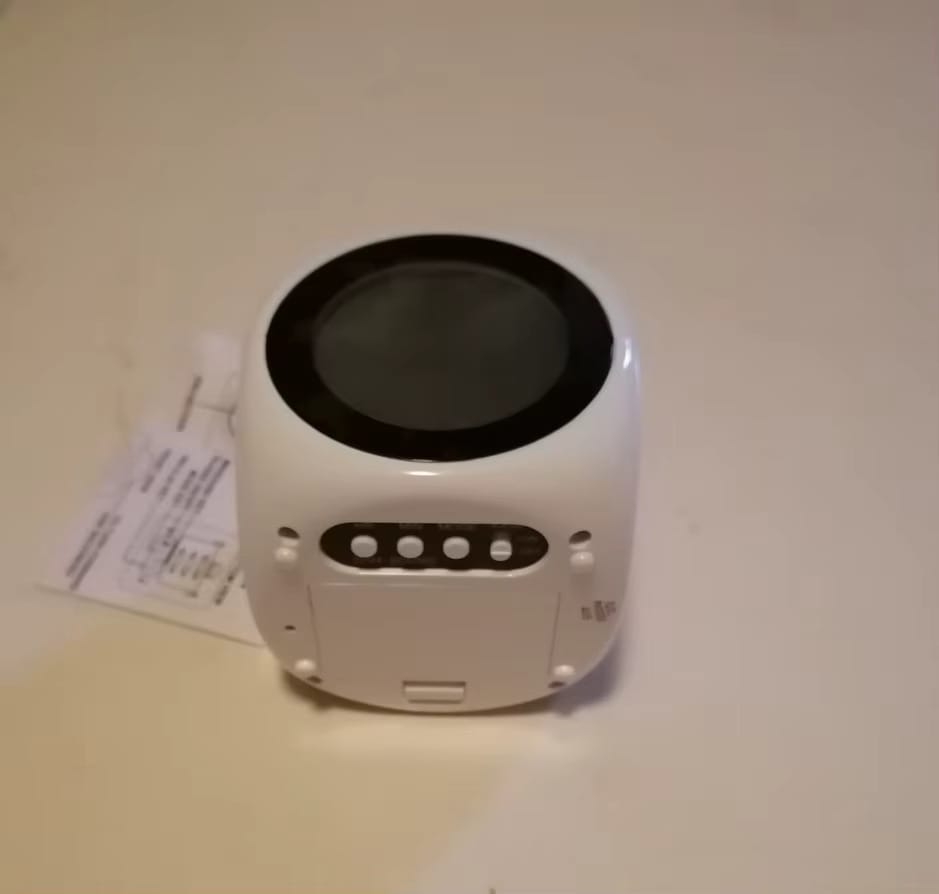 Customer photo review of Projection Alarm Clock