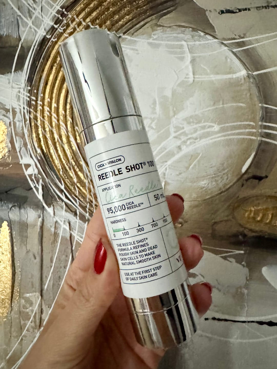 Customer photo review of Serums-būsteris ar mikroadatām VT Cosmetics Reedle Shot 100