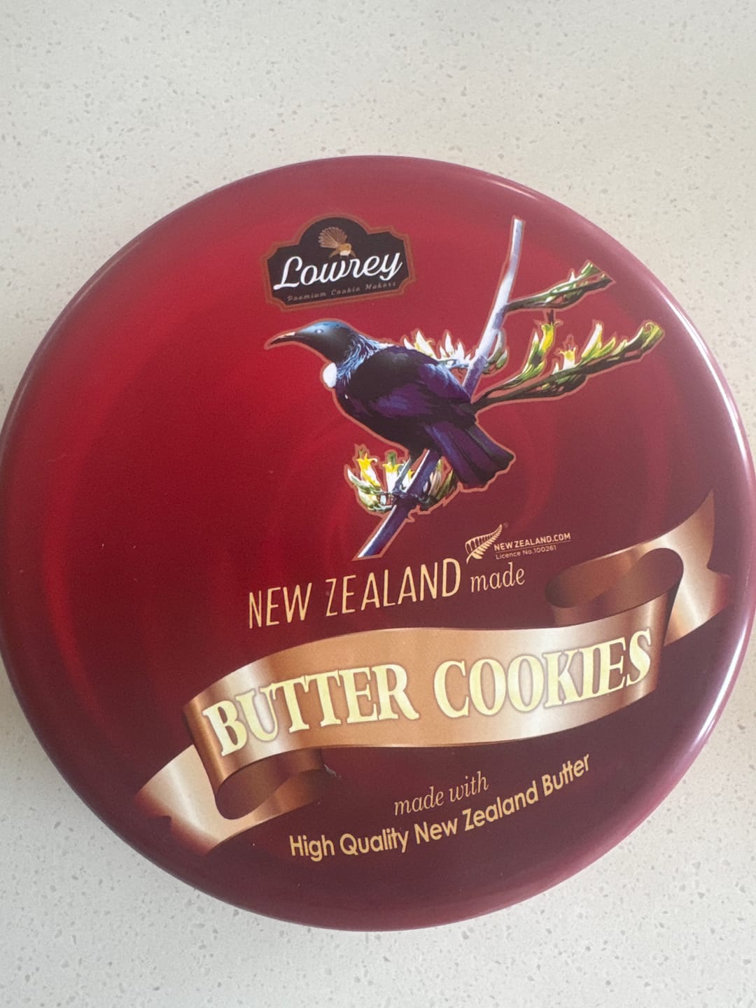 Customer photo review of 4 Flavours Lowrey Butter Cookies 4 Tins Value Pack