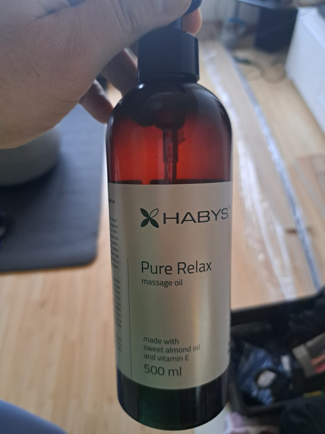 Customer photo review of Massageöl Reya Pure Relax Habys