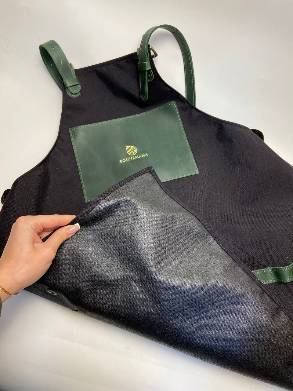 Customer photo review of Canvas Chef Apron