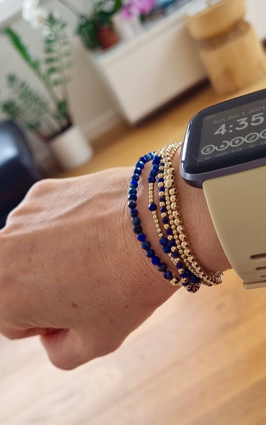 Customer photo review of Gina Gold Bracelet