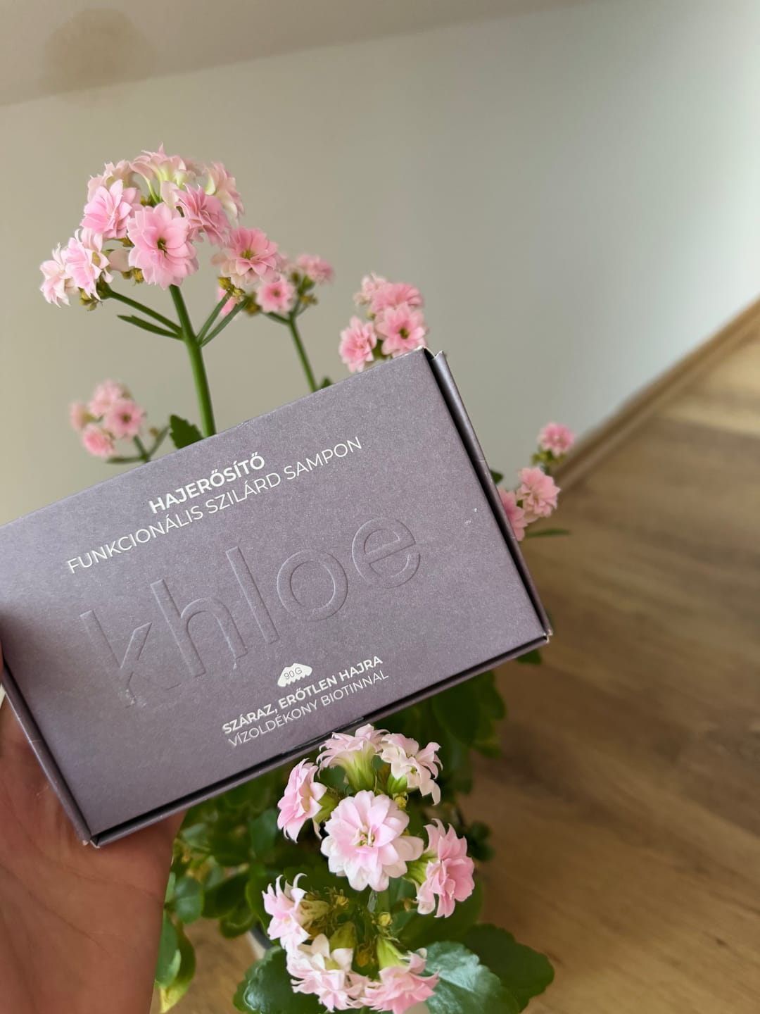 Customer photo review of Hajerősítő Szilárd Sampon Biotinnal