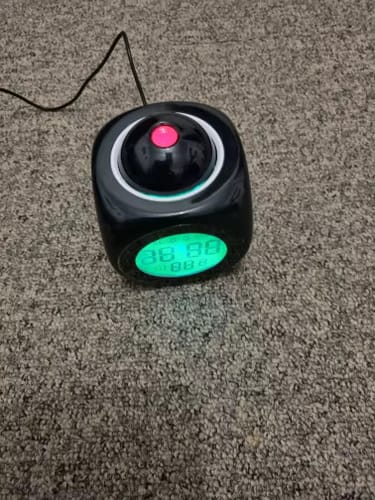 Customer photo review of Projection Alarm Clock