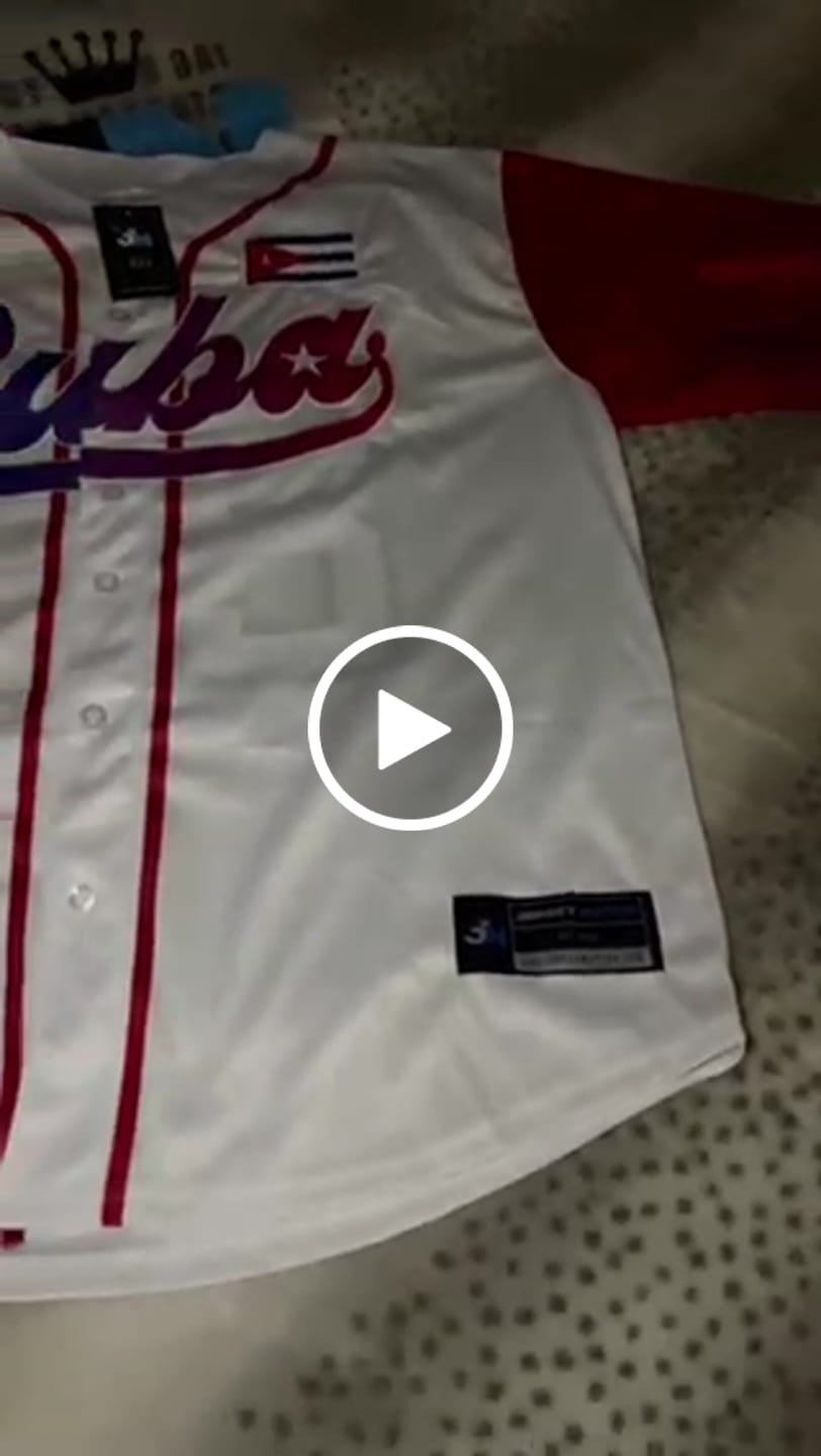 Customer video review of Cuba Custom Baseball Jersey