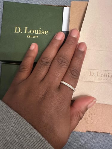 Customer photo review of Eternity Band Ring